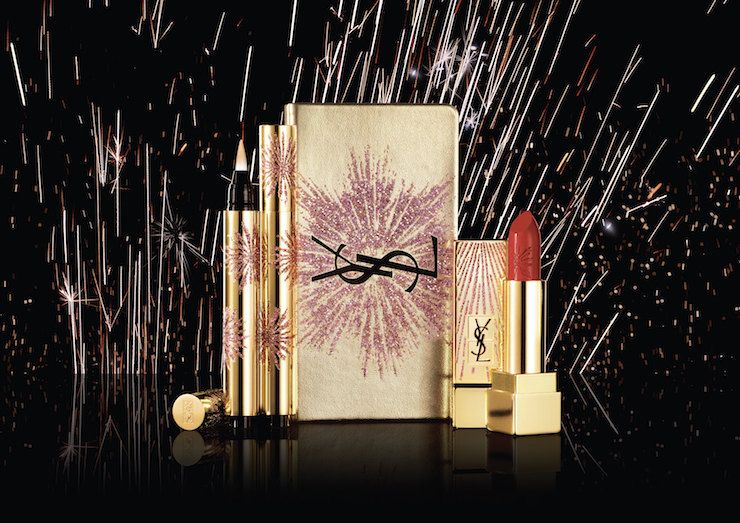 різдвяна колекція ysl, ysl, saint laurent, yve saint laurent, yve saint, yves saint, yves saint laurent, yves laurent, макіяж на новий рік, новорічний макіяж