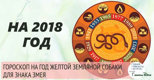 Гороскоп для Змії на 2018 рік