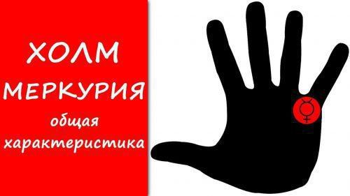 Пагорб Меркурія на руці: лінії, знаки, хіромантія