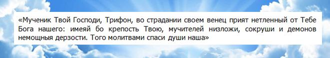 У чому допомагає святий Трифон - молитва святому Трифону про допомогу в роботі