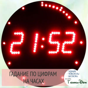 Ворожіння по годинах тлумачення однакових цифр