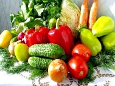 більше фруктів і овочів