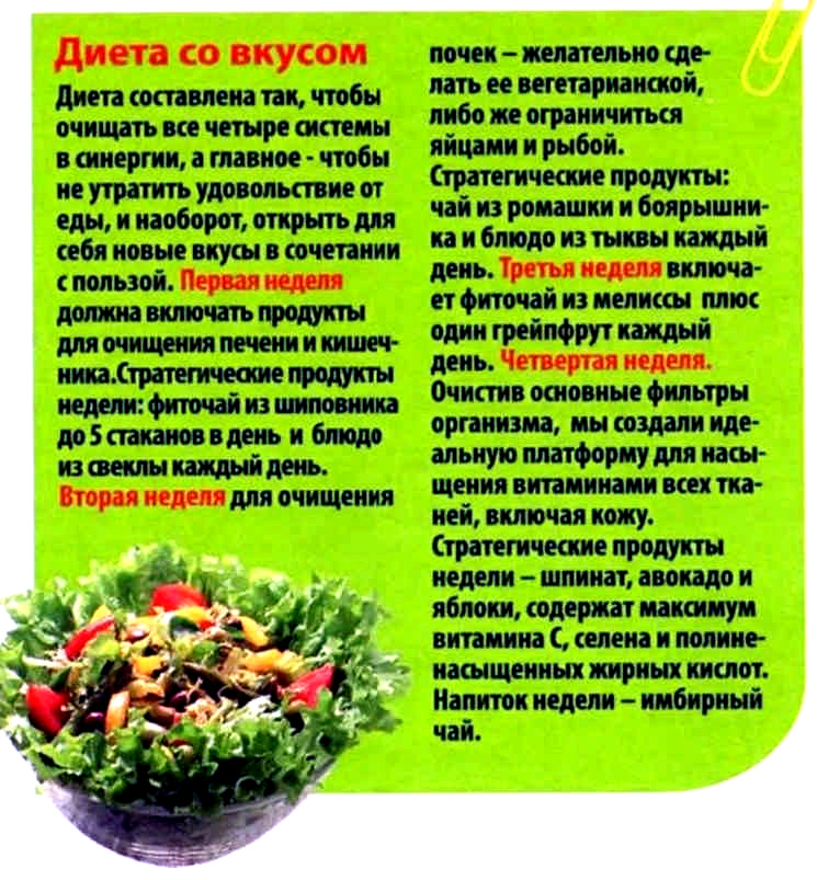 Очищающая Диета От Шлаков И Токсинов.