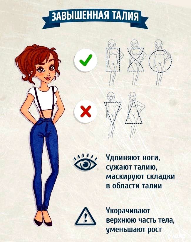 Джинси із завищеною талією