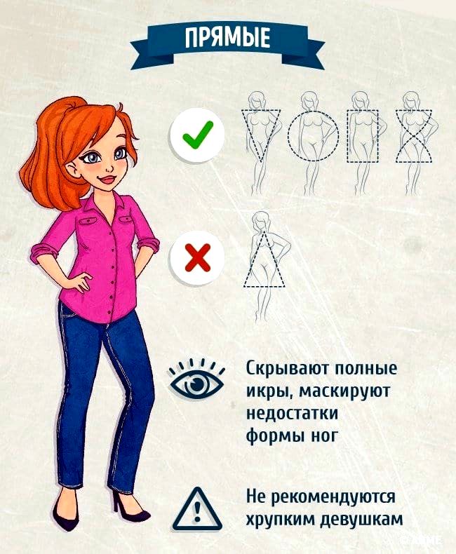прямі джинси
