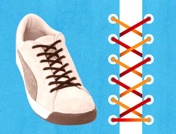 Як зав'язати шнурки на кросівках