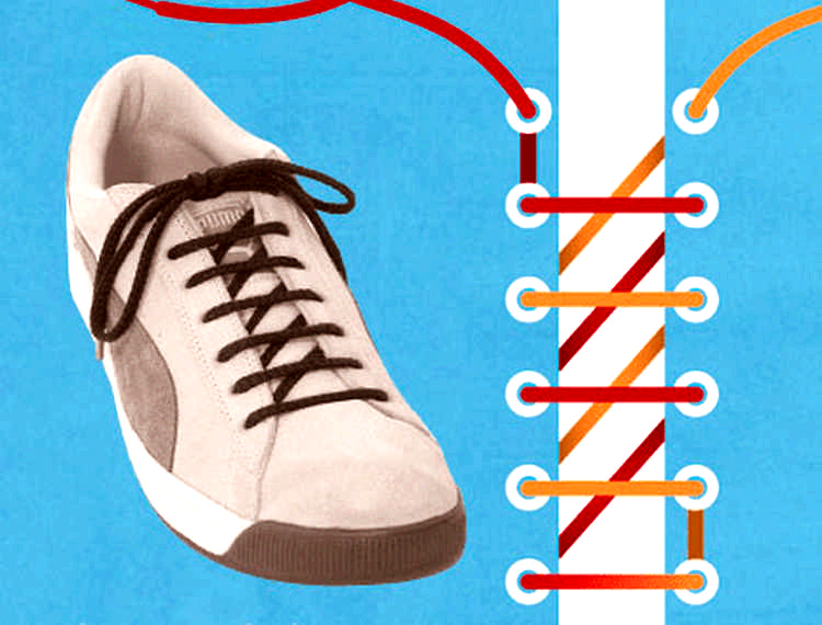 Як зав'язати шнурки на кросівках