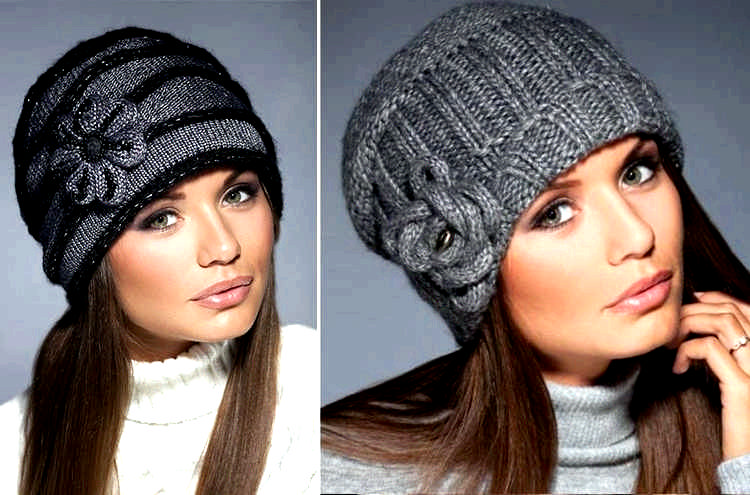 Красиві жіночі зимові шапки