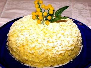 Мімоза зі шпротами