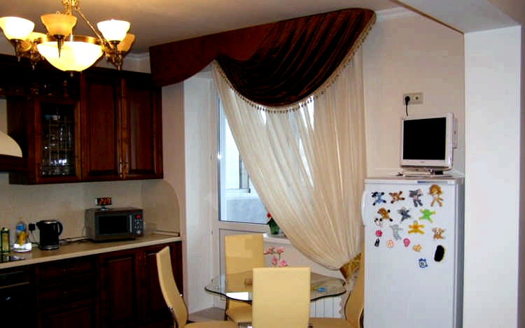 сучасні штори на кухню