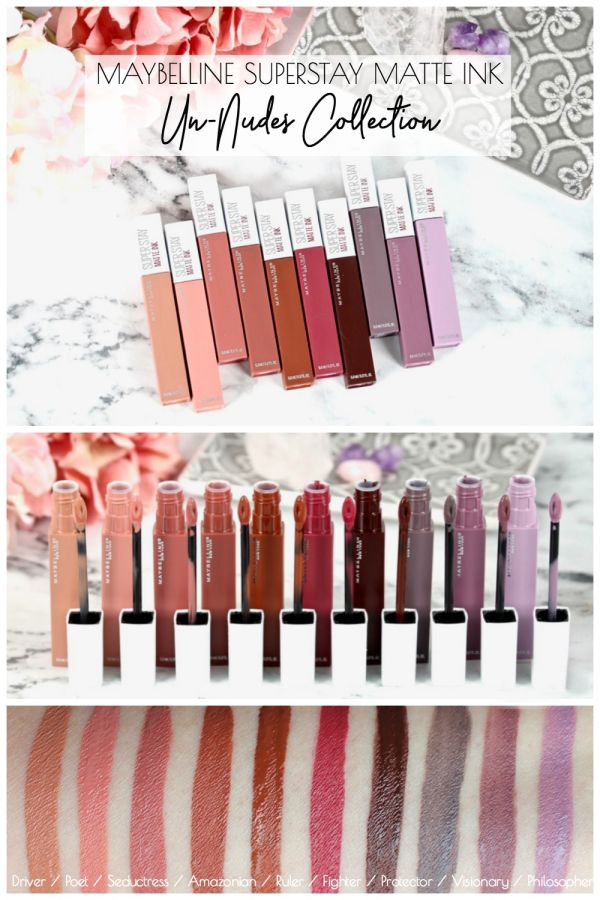 SuperStay Matte Ink UnNudes Review від Maybelline, нова помада від Maybelline, SuperStay Matte Ink UnNudes Review, нові відтінки помад, модні відтінки помади