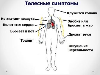 як панічна атака відчувається в тілі